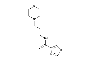 N-(3-morpholinopropyl)thiadiazole-4-carboxamide
