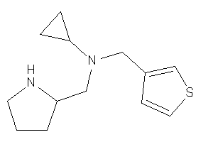 Cyclopropyl-(pyrrolidin-2-ylmethyl)-(3-thenyl)amine