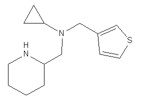 Image of Cyclopropyl-(2-piperidylmethyl)-(3-thenyl)amine