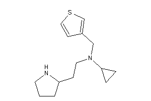 Cyclopropyl-(2-pyrrolidin-2-ylethyl)-(3-thenyl)amine