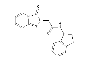 Image of N-indan-1-yl-2-(3-keto-[1,2,4]triazolo[4,3-a]pyridin-2-yl)acetamide