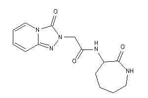 N-(2-ketoazepan-3-yl)-2-(3-keto-[1,2,4]triazolo[4,3-a]pyridin-2-yl)acetamide