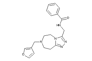 N-[[7-(3-furfuryl)-5,6,8,9-tetrahydro-[1,2,4]triazolo[3,4-g][1,4]diazepin-3-yl]methyl]benzamide