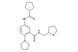 5-(cyclopentanecarbonylamino)-2-pyrrolidino-N-(tetrahydrofurfuryl)benzamide