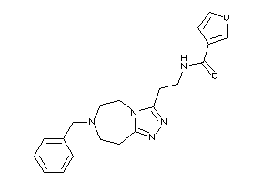 N-[2-(7-benzyl-5,6,8,9-tetrahydro-[1,2,4]triazolo[3,4-g][1,4]diazepin-3-yl)ethyl]-3-furamide