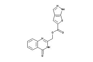 1H-thieno[2,3-c]pyrazole-5-carboxylic Acid (4-keto-3H-quinazolin-2-yl)methyl Ester