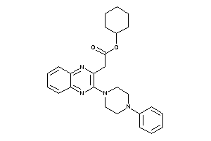 Image of 2-[3-(4-phenylpiperazino)quinoxalin-2-yl]acetic Acid Cyclohexyl Ester