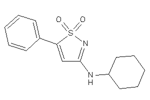 Cyclohexyl-(1,1-diketo-5-phenyl-isothiazol-3-yl)amine