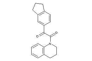1-(3,4-dihydro-2H-quinolin-1-yl)-2-indan-5-yl-ethane-1,2-dione