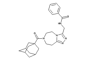 N-[[7-(adamantane-1-carbonyl)-5,6,8,9-tetrahydro-[1,2,4]triazolo[3,4-g][1,4]diazepin-3-yl]methyl]benzamide