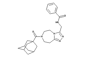 Image of N-[[7-(adamantane-1-carbonyl)-5,6,8,9-tetrahydro-[1,2,4]triazolo[3,4-g][1,4]diazepin-3-yl]methyl]benzamide