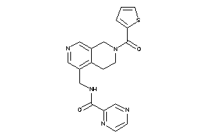 N-[[7-(2-thenoyl)-6,8-dihydro-5H-2,7-naphthyridin-4-yl]methyl]pyrazinamide