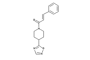 1-[4-(1,2,4-oxadiazol-5-yl)piperidino]-3-phenyl-prop-2-en-1-one