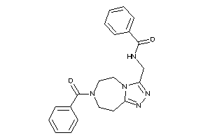 Image of N-[(7-benzoyl-5,6,8,9-tetrahydro-[1,2,4]triazolo[3,4-g][1,4]diazepin-3-yl)methyl]benzamide