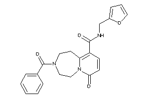 3-benzoyl-N-(2-furfuryl)-7-keto-1,2,4,5-tetrahydropyrido[2,1-g][1,4]diazepine-10-carboxamide