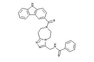 Image of N-[[7-(9H-carbazole-3-carbonyl)-5,6,8,9-tetrahydro-[1,2,4]triazolo[3,4-g][1,4]diazepin-3-yl]methyl]benzamide