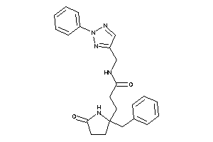 Image of 3-(2-benzyl-5-keto-pyrrolidin-2-yl)-N-[(2-phenyltriazol-4-yl)methyl]propionamide