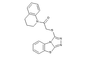 1-(3,4-dihydro-2H-quinolin-1-yl)-2-([1,2,4]triazolo[3,4-b][1,3]benzothiazol-1-ylthio)ethanone