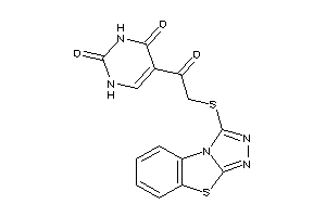Image of 5-[2-([1,2,4]triazolo[3,4-b][1,3]benzothiazol-1-ylthio)acetyl]uracil