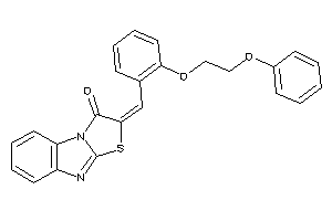 Image of 2-[2-(2-phenoxyethoxy)benzylidene]thiazolo[3,2-a]benzimidazol-1-one