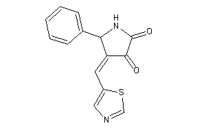 Image of 5-phenyl-4-(thiazol-5-ylmethylene)pyrrolidine-2,3-quinone