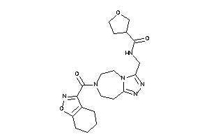 Image of N-[[7-(4,5,6,7-tetrahydroindoxazene-3-carbonyl)-5,6,8,9-tetrahydro-[1,2,4]triazolo[3,4-g][1,4]diazepin-3-yl]methyl]tetrahydrofuran-3-carboxamide