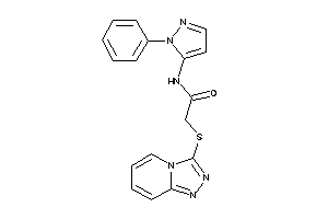 N-(2-phenylpyrazol-3-yl)-2-([1,2,4]triazolo[4,3-a]pyridin-3-ylthio)acetamide