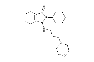 Image of 2-cyclohexyl-3-(3-morpholinopropylamino)-4,5,6,7-tetrahydro-3H-isoindol-1-one