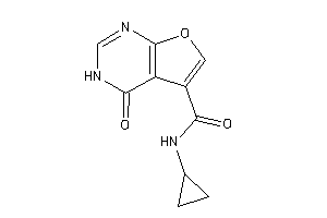 N-cyclopropyl-4-keto-3H-furo[2,3-d]pyrimidine-5-carboxamide