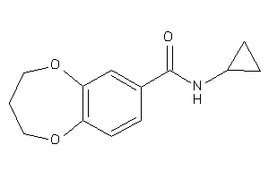 N-cyclopropyl-3,4-dihydro-2H-1,5-benzodioxepine-7-carboxamide