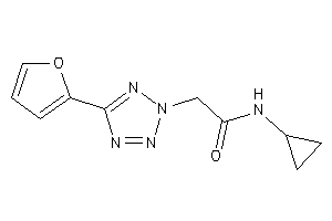 Image of N-cyclopropyl-2-[5-(2-furyl)tetrazol-2-yl]acetamide