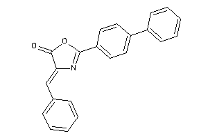 4-benzal-2-(4-phenylphenyl)-2-oxazolin-5-one