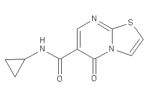 Image of N-cyclopropyl-5-keto-thiazolo[3,2-a]pyrimidine-6-carboxamide
