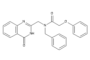 N-benzyl-N-[(4-keto-3H-quinazolin-2-yl)methyl]-2-phenoxy-acetamide