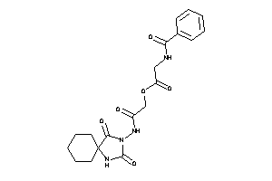 2-benzamidoacetic Acid [2-[(2,4-diketo-1,3-diazaspiro[4.5]decan-3-yl)amino]-2-keto-ethyl] Ester