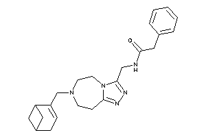 N-[[7-(4-bicyclo[3.1.1]hept-3-enylmethyl)-5,6,8,9-tetrahydro-[1,2,4]triazolo[3,4-g][1,4]diazepin-3-yl]methyl]-2-phenyl-acetamide