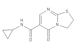 Image of N-cyclopropyl-5-keto-2,3-dihydrothiazolo[3,2-a]pyrimidine-6-carboxamide