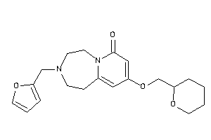 3-(2-furfuryl)-9-(tetrahydropyran-2-ylmethoxy)-1,2,4,5-tetrahydropyrido[2,1-g][1,4]diazepin-7-one