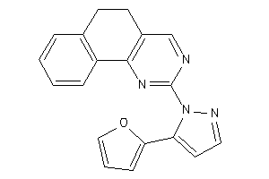 Image of 2-[5-(2-furyl)pyrazol-1-yl]-5,6-dihydrobenzo[h]quinazoline