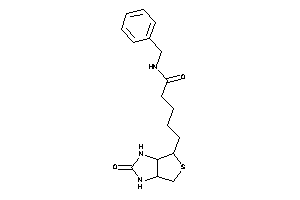 Image of N-benzyl-5-(2-keto-1,3,3a,4,6,6a-hexahydrothieno[3,4-d]imidazol-4-yl)valeramide