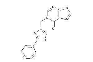 Image of 3-[(2-phenylthiazol-4-yl)methyl]furo[2,3-d]pyrimidin-4-one