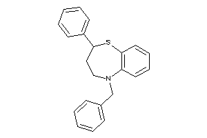 Image of 5-benzyl-2-phenyl-3,4-dihydro-2H-1,5-benzothiazepine