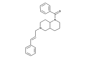 (6-cinnamyl-2,3,4,4a,5,7,8,8a-octahydro-1,6-naphthyridin-1-yl)-phenyl-methanone