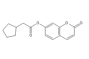 2-cyclopentylacetic Acid (2-ketochromen-7-yl) Ester