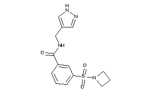 3-(azetidin-1-ylsulfonyl)-N-(1H-pyrazol-4-ylmethyl)benzamide