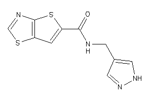 N-(1H-pyrazol-4-ylmethyl)thieno[2,3-d]thiazole-5-carboxamide
