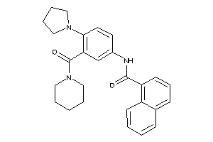 N-[3-(piperidine-1-carbonyl)-4-pyrrolidino-phenyl]-1-naphthamide