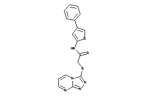 Image of N-(4-phenyl-2-thienyl)-2-([1,2,4]triazolo[4,3-a]pyrimidin-3-ylthio)acetamide