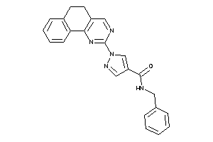 Image of N-benzyl-1-(5,6-dihydrobenzo[h]quinazolin-2-yl)pyrazole-4-carboxamide