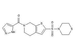 1H-pyrazol-5-yl-(2-thiomorpholinosulfonyl-5,7-dihydro-4H-thieno[2,3-c]pyridin-6-yl)methanone